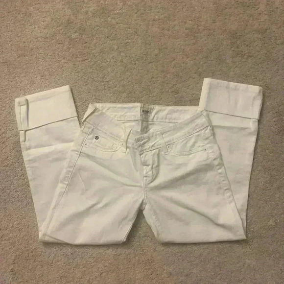 NWOT Hudson Ginny crop jeans in white size 26 - Picture 6 of 6